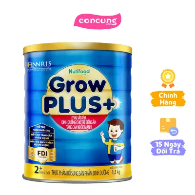 Sữa GrowPLUS+ Xanh 1.5kg cho Bé từ 2+ Tuổi – Tăng Cân Phát Triển Toàn Diện