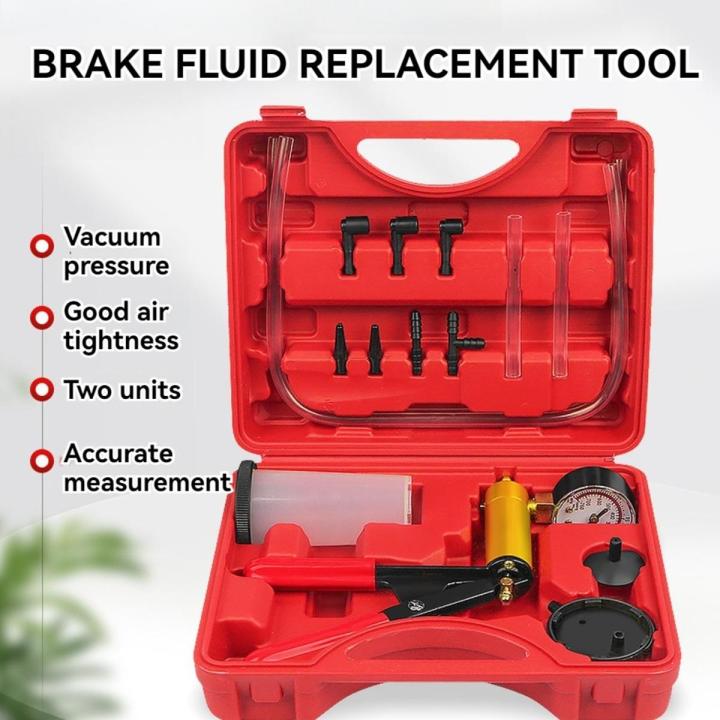 【GWEXMRRI】 Handheld Brake Bleeder Kit - Manual Brake Fluid Vacuum Pump ...