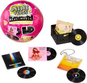 MGAs Miniverse Real Music Vinyl Blind Ball 4 MysteryVinyls 30-Second Clips Britney Spears Elton John TLC 8+