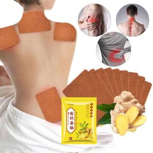 80PCS Herbal Ginger Patch Detox Foot Body Neck Knee Pain Relief Adhesive Patches Knee Neck Back Pain Relief