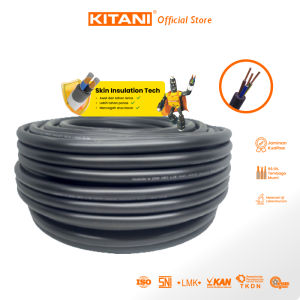 KITANI - NYY 3x2.5 mm² - 100 Meter -  Kabel Tembaga Kawat