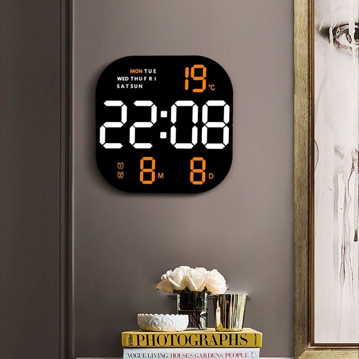 [Ready Stock] Large Screen HD Digital Clock Simple LED New Style Clock