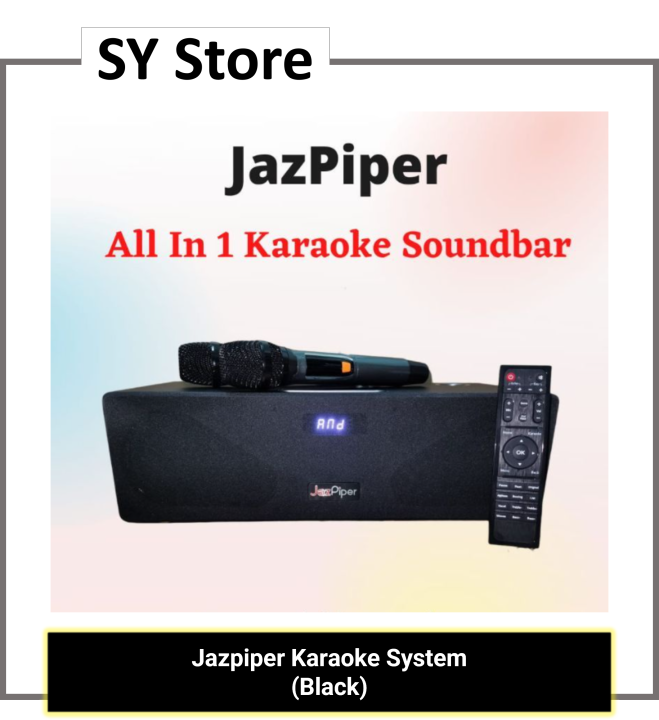 Jazpiper allinone KTV Family Karaoke set with 2 Microphone Lazada