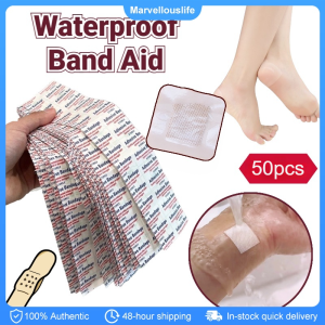 50PCS Transparent Waterproof Wound Plaster Band Aid Adhesive Bandage Protective Sticker Aid Bandage