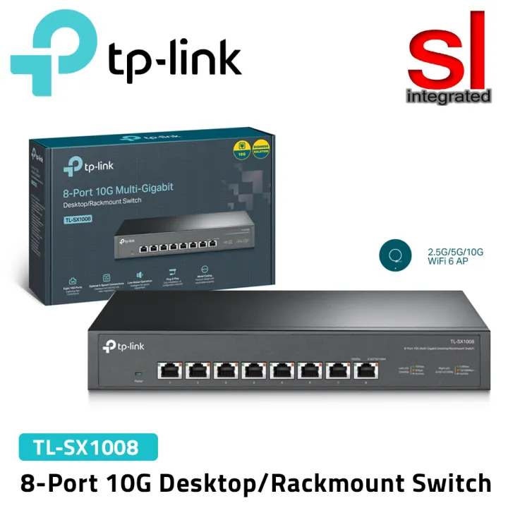 Tp-link TL-SX1008 8-Port 10G Desktop/Rackmount Unmanaged Switch