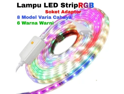 Lampu LED STRIP SELANG 3528 2835 10M 220v 10 M RGB