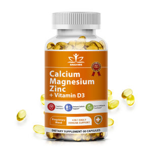 SNGHWE Calcium Magnesium Zinc Capsules with Vitamin D3 for Promotes Bone & Muscle & Nervous System Health Cell Growth Increase Immunity