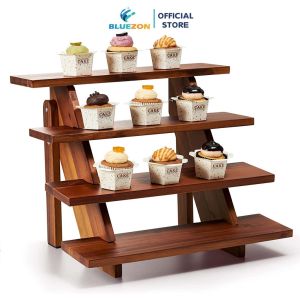 Kệ để bánh BLUEZON 4 tầng trang trí trưng bày sản phẩm
