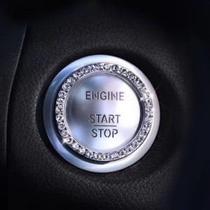 Vòng Đá- Logo Trang Trí Nút Khởi Động START STOP Của Xe Hơi Bằng Đá Cực Sang Trọng