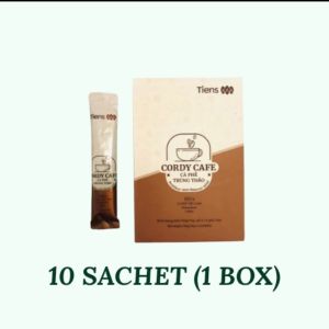 TIENS Cordy Café Original – Kopi Herba Premium Tenaga Semula Jadi dengan Cordyceps Ginseng & Guarana (10 Sachet)