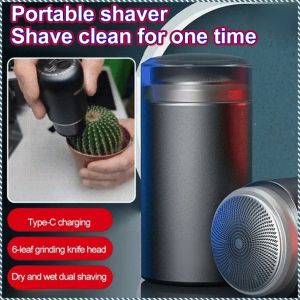 pencukur pengisaran diri pencukur elektrik sentuhan kelicinan mudah alih mini kuasa yang berkuasa