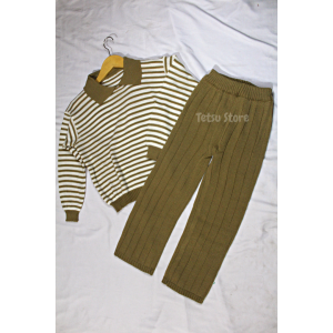 Setelan Sweater Blaster Dan Rok Span Rajut Anak Usia 2-12 Tahun / Pakaian Setelan Anak Perempuan / Pakaian Lucu Anak  / Pakaian Set Anak / Sweater Anak