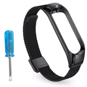 For Xiaomi Mi Band 6 5 Mi 4 3 Strap Milanese Metal Bracelet Stainless Steel band for Mi Band 4 3 mi 5 mi 6 Strap Wristbands