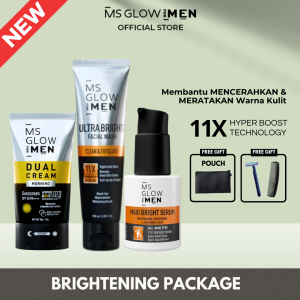 MS GLOW FOR MEN Varian Brightening Package |  Mencerahkan & Meratakan Warna Kulit | MS GLOW ORIGINAL