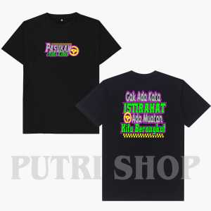 kaos kata-kata pasukan anti libur / kaos distro kata kata viral kekinian untuk pria dan wanita /kaos distro untuk pria dan wanita putri shop