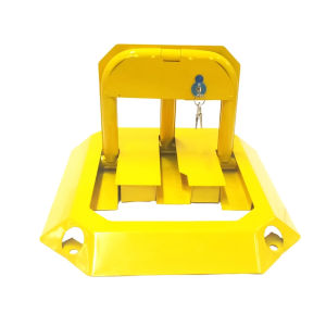 1Pc Thickened Steel Plate Parking Space Lock Fixed Octagon Anti Compression for Ground