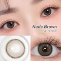 ✨Graded Lens(0.00~-6.00)✨ คอนแทคเลนส์สายตาสั้นแห่งปี 14.0 mm กล่องเลนส์ฟรี เลนส์แห่งปี magister 2 ชิ้น. 