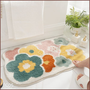 TC05 Thảm lau chân chùi chân 3D siêu thấm hút chống trượt cửa nhà tắm cửa phòng khách thảm decor cao cấp