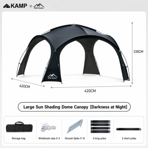 Large Family Dome Tent 8-12 Person Waterproof & UV Protection Camping Shelter with Door Canopy Perfect for Outdoor Picnics & Group Activities