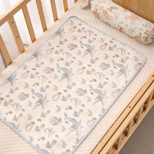 Non-slip waterproof baby urine pad washable menstrual pad breathable Gauze urine-proof mattress pad 50*70CM
