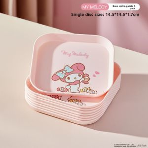 Sanrio My Melody Dish Set Food-grade PP Microwave-safe Tableware LFB408