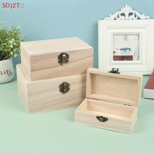 🚚【Local Express Delivery】🚚 Wooden Multifunction Case with Lid Jewellery Storage Container Box Home Decor