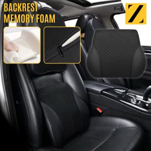 Bantal Penyangga Punggung Pinggang Jok Mobil Ergonomis 3D Memory Foam Bantal Punggung Memory Foam Sandaran Kursi Mobil Kantor Support Lumbar