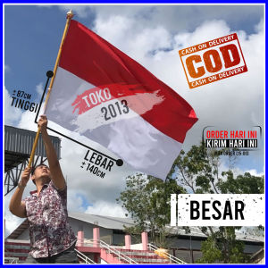 BENDERA MERAH PUTIH BESAR 137 x 81