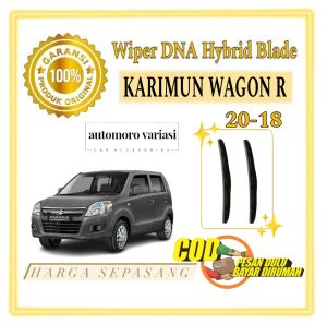 Wiper Depan Mobil DNA Hybrid Blade Series Karimun Wagon R 20 18 Ukuran Sepasang