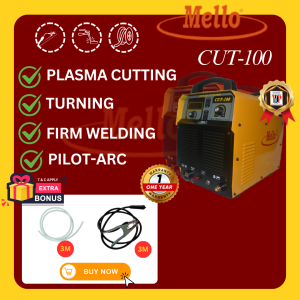 MELLO CUT100(IGBT) 3 PHASE INVERTER AIR PLASMA CUTTING MACHINE C/W ACCS