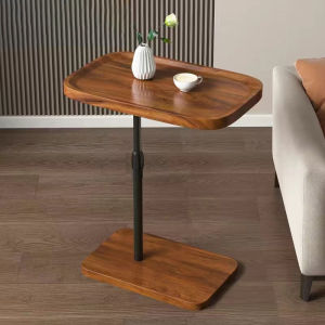 โต๊ะข้างโซฟา โต๊ะกาแฟหรูหราน้ำหนักเบา สามารถปรับความสูงได้ โต๊ะข้างโซฟา ขนาดเล็ก อเนกประสงค์ Coffee table สไตล์โมเดิร์น