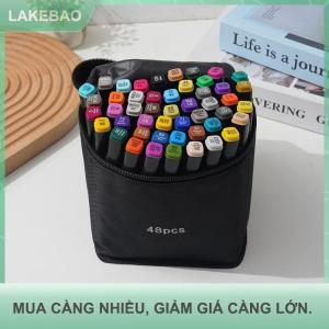 【LAKEBAO】 24 36 48cs công suất lớn Dây Kéo Vải bút chì túi đánh dấu bút lưu trữ túi màu nước bút văn phòng phẩm Túi
