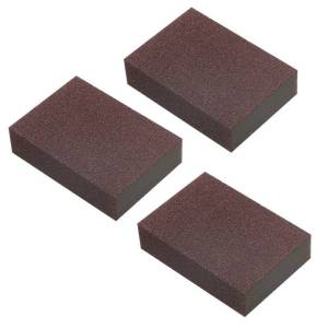3PCS Clean Sponges Scouring Pads Carborundum Sponge Cleaning and Rust Removal Brush Pot Artifact To Remove Dirt Stains