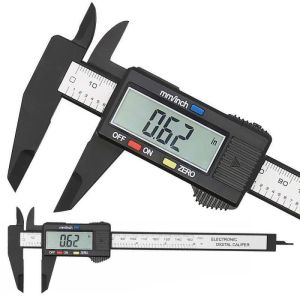 150mm Electronic Digital Caliper Carbon Fiber Dial Vernier Caliper Gauge Micrometer Measuring Tool Digital Ruler