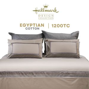 Hallmark Royal Series Egyptian Cotton Full Bedsheet Set 1200TC