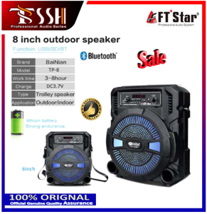 FT Star TP-8 Portable Sound Audio Wireless Speaker Digital Player