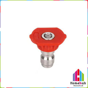 HB Stainless Steel Quick Connect Pressure Washer Nozzle 0 15 25 40 64 Degree Nozzles