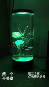 โคมไฟ LED สำหรับตู้ปลาแมงกะพรุน NAXILAI รูปทรงกลม เปลี่ยนสีได้หลายสี เอฟเฟกต์แสงสัมผัส โคมไฟตู้ปลาแมงกะพรุนสังเคราะห์