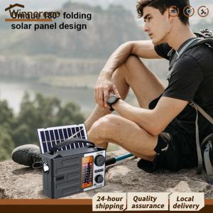 [Winnereco Flagship Mall] Solar Radio with Flashlight & BT Speaker Portable AM FM SW Radio Emergency Radio