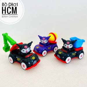 [MỚI VỀ] Xe công trình Kuromi chạy đà kéo đà chạy rất êm cho bé thích mô hình xe Koromi xe xúc xe bồn xe ben 3353-8