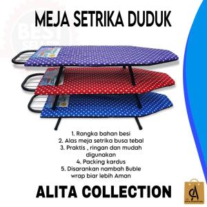 MEJA SETRIKA DUDUK BAHAN BESI TEBAL DILAPISI BUSA TEBAL HARGA MURAH BARANG BERKUALITAS PROMO DISKON TERLARIS UNTUK MELIPAT BAJU