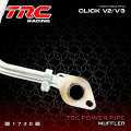 TRC Racing Honda Click v2 125 150 Power Pipe Muffler Exhaust 1730. 