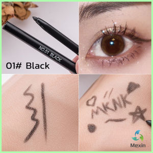 Mexin อายไลเนอร์ กันน้ํา ติดทนนาน ไม่เลอะ เรียบลื่น  Lasting Eyeliner