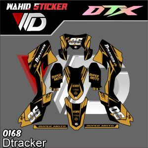 0168 Decal sticker motor dtracker free reques design bisa request motor motif terkeren dan terbaru
