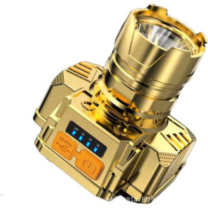 Strong light adjustable brightness headlamp outdoor longdistance shooting mining lamp