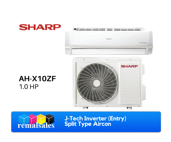 SHARP AH-X10ZF J-Tech (entry) Inverter Wall Split Type