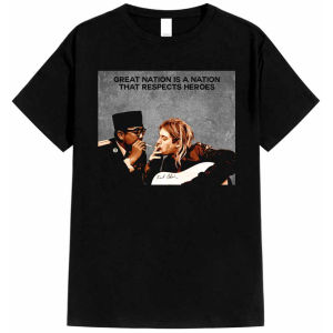 Baju Kaos Atasan SOEKARNO KURT Kaos Distro Bahan 24s tebal