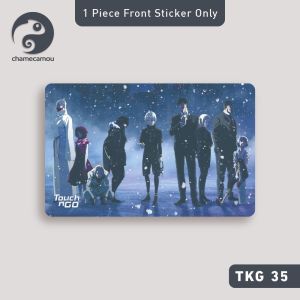 Tokyo Ghoul - Sticker For Touch  Go Card (Waterproof High Quality) TnG NFC eWallet Access Card Sticker Skin TKG