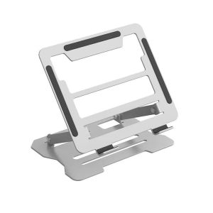 SG【Ready Stock】Eco Steel Sustainable Stand Recycled Carbon Steel 3-Tier Adjustable & Green Packaging Computer stand