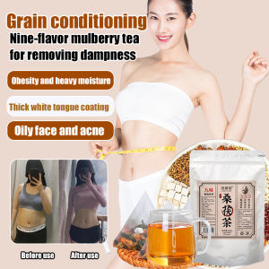 Bags of Tea Bags Nine Flavors of Tea Triangle Bags Raw Raw Hair Toning Dampness Tea Bags Dampness and fat loss mulberry tea now